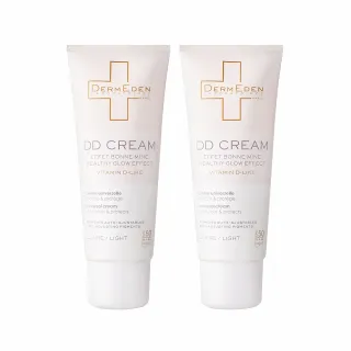 【DermEden 得美登】抗老化防曬DD霜 SPF50PA+++ 50mL x2(潤色/提亮/隔離/防曬/淡斑/撫紋/修護)