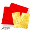 【GJS 金敬順】黃金9999金條元寶金豆多選款(金重:1.00錢)