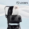 【LOOBIS】Air Breeze2 寵物專利循環風扇墊(USB風扇 適用箱型寵物推車 寵物風扇 寵物墊 防咬 雙風扇)