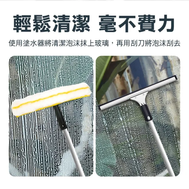 【HOME+】塗水器替換毛布頭 2入 擦玻璃布 清潔工具 B-GCS4(擦拭布 洗窗刷 擦窗器配件)
