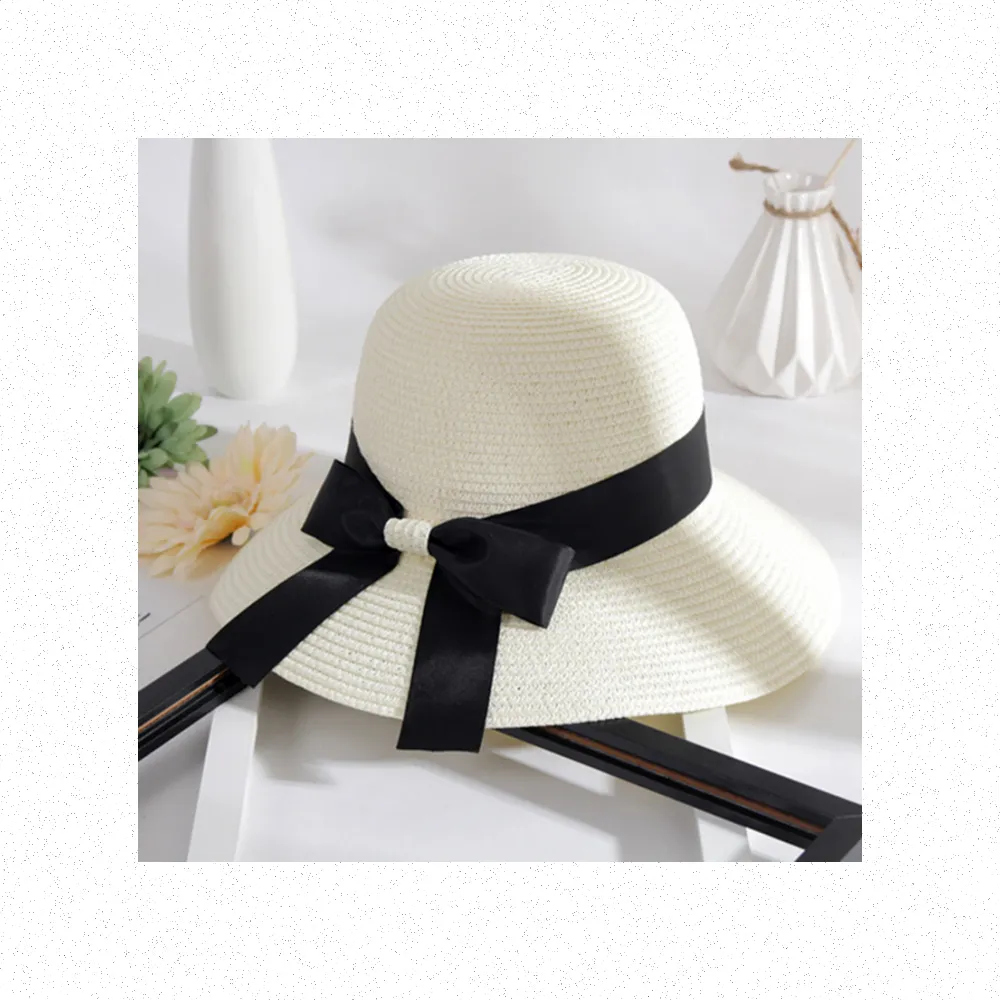 【Very Buy 非常勸敗】親子草帽女夏季防曬遮陽大沿帽海邊度假草編漁夫帽出遊遮臉帽子