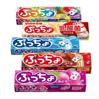 【UHA 味覺糖】普超條糖50gx10入(口味任選)