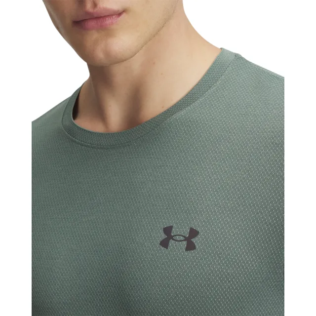 【UNDER ARMOUR】UA 男 Vanish Elite Seamless 短袖T-Shirt_1376781-348(灰綠色)