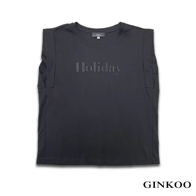【GINKOO 俊克】holiday簡約連肩袖背心