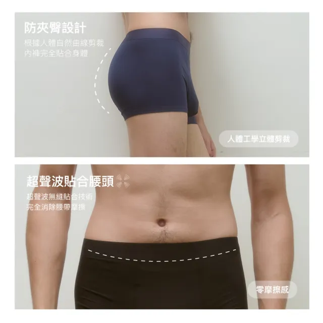 【24HRS】老公款-莫代爾無感失憶男性四角褲(男性內褲 四角內褲 男內著)