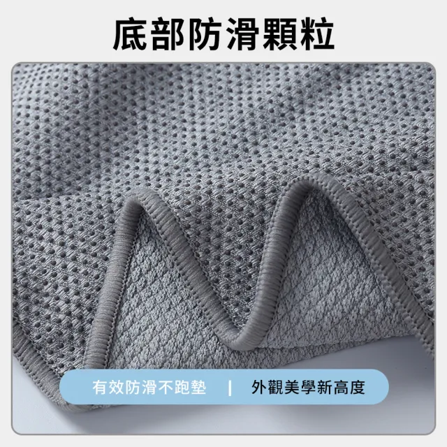 【QMVF】超細纖維菱形格瑜伽鋪巾 抗菌防滑吸汗瑜伽鋪巾 瑜伽巾 健身運動毛巾 瑜伽墊 沙灘巾