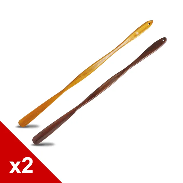 【糊塗鞋匠 優質鞋材】A99 荷木葫蘆柄鞋拔74cm(2支)