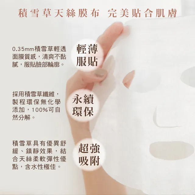 【WeOrganic 唯有機】天竺葵全效修護面膜5入組(舒緩、保濕、超輕薄)