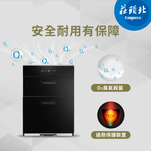 【莊頭北】落地式烘碗機 TD-3652(專為廚下有限空間設計 原廠安裝-官方直營)