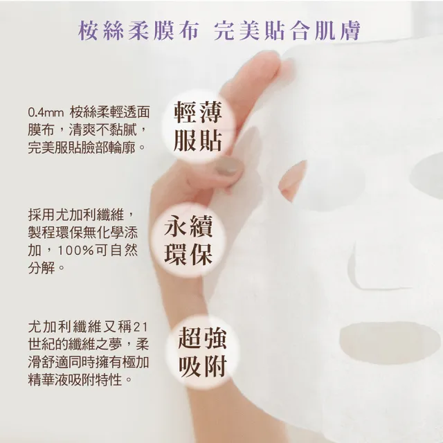 【WeOrganic 唯有機】薰衣草淨透控油面膜5入組(控油、保濕、淨化、超輕薄)