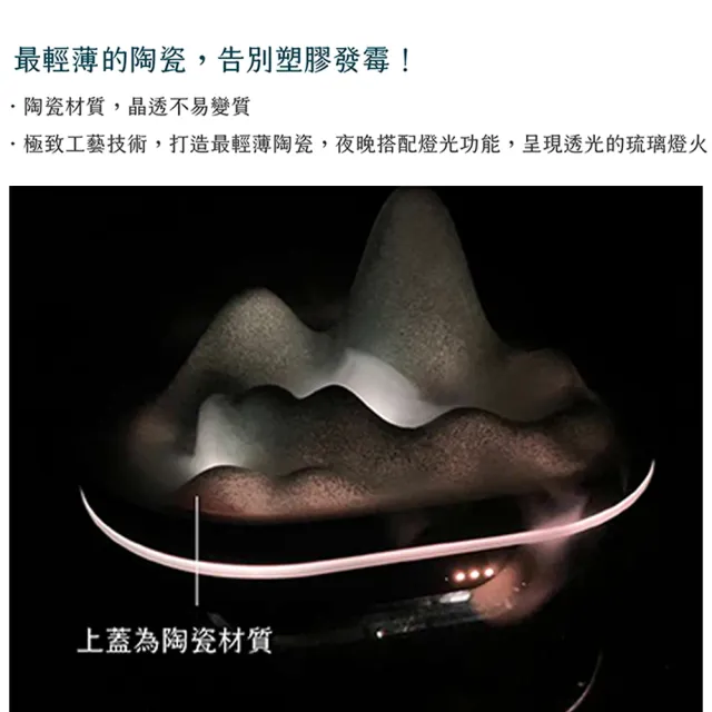【ZenU Design 山霧】ZAD-01 陶瓷香氛機(含 5ML植感香氛精油1瓶 三選一 送禮首選)