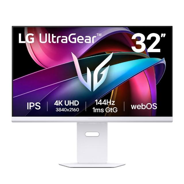 【LG 樂金】32G810SA-W 32型 IPS 4K 16:9 144Hz 電競螢幕(1ms/搭載webOS/IoT操控)
