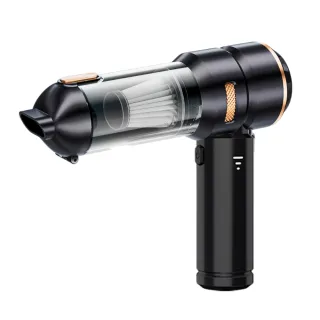 【SUiTU】一鍵倒塵獨家訂製款 大吸力無線吸塵器 小鋼炮 手持車用吸塵器 6659Plus(附贈5顆濾芯及收納盒)