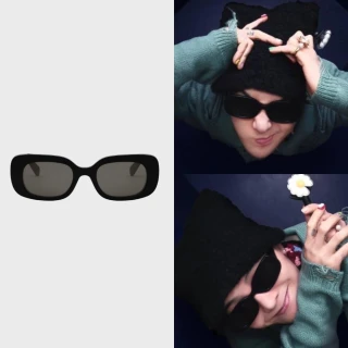 【CELINE】權志龍 GD 同款 膠框太陽眼鏡(CL40287U-01A)