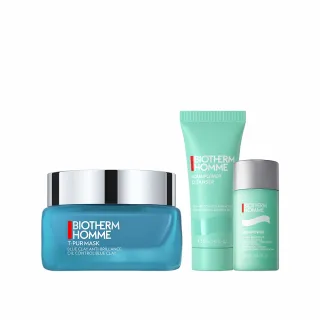 【碧兒泉】官方直營 男仕 潔淨毛孔海鹽藍泥面膜 50ml(BIOTHERM男性保養 男仕保養)