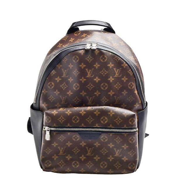 【Louis Vuitton 路易威登】M46684經典Discovery PM Monogram帆布拉鍊後背包