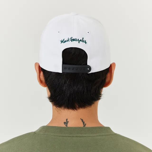 【Mark Gonzales】MG 立體刺繡棒球帽-白色