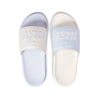 【NIKE 耐吉】Offcourt Slide Mix 女鞋 米白紫色 軟底 休閒 氣墊 運動 拖鞋 FQ7646-103