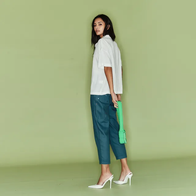 【ICHE 衣哲】Copine法式不規則拼接設計造型襯衫上衣