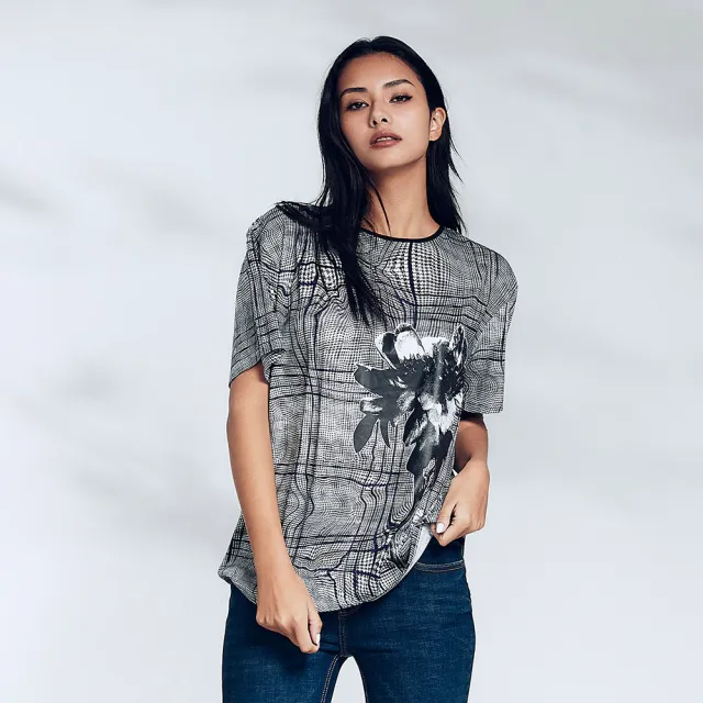 【ICHE 衣哲】Cop.Copine法式時尚休閒落肩寬袖連帽造型上衣