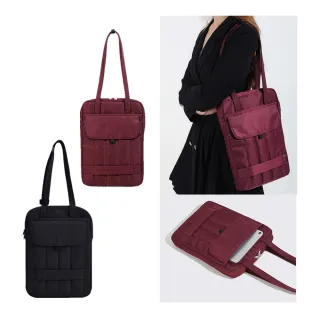 【OMG】時尚百搭單肩手提筆電包 16吋防潑水大容量豎款電腦包 多功能托特包 休閒商務包 內膽包 公事包