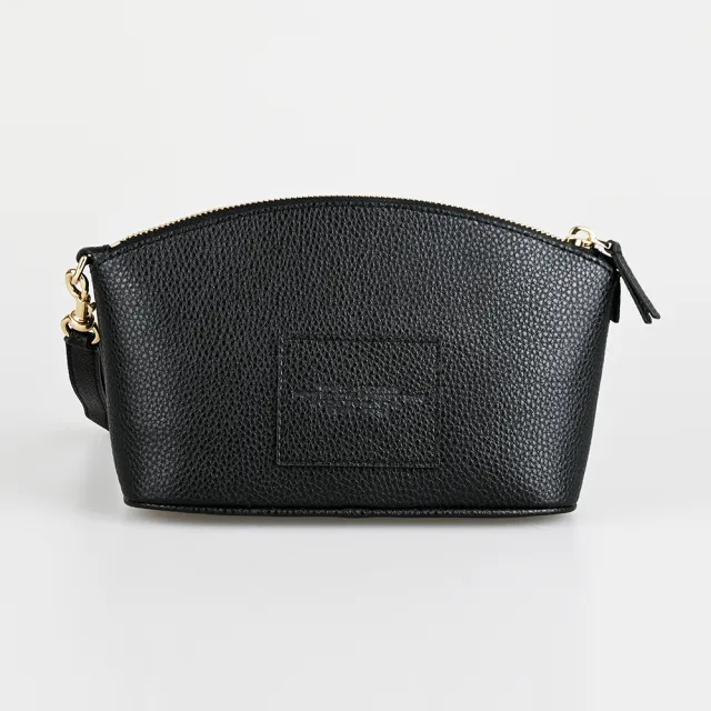 【MARC JACOBS】MARC JACOBS 經典可拆卸腕帶化妝/手拿/收納包(黑)