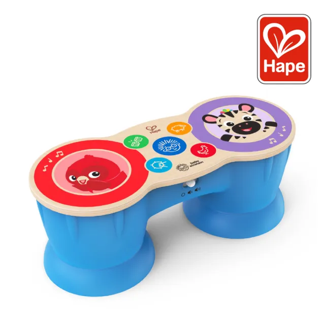 【Hape】Baby Einstein小鼓(聲音玩具/樂器/木製玩具/木頭玩具遊戲)