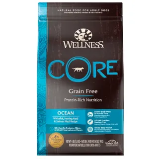 【WELLNESS 寵物健康】無穀深海魚12LB(狗飼料、成犬、犬糧)