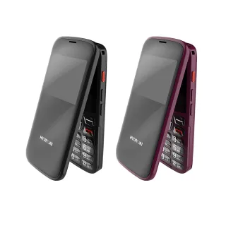 【HYUNDAI 現代】S級福利品 GD-101 孝親折疊手機(可照相+收聽廣播)