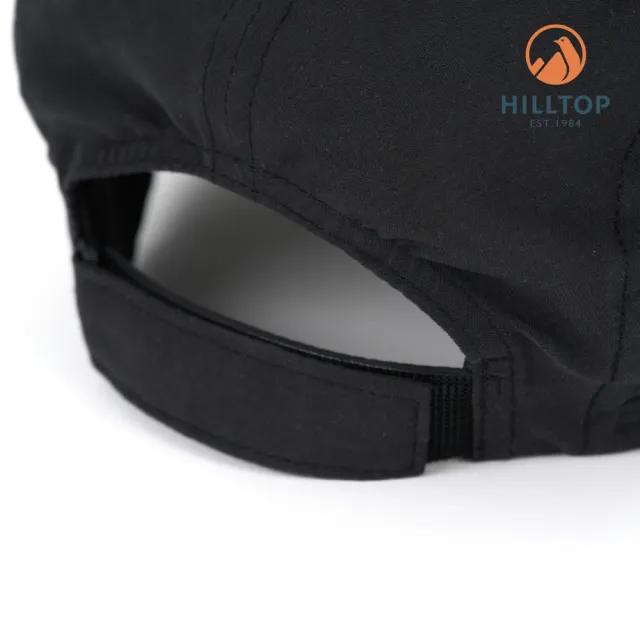【Hilltop 山頂鳥】防潑水抗UV時尚機能棒球帽 黑色｜PS01XXI9ECA0