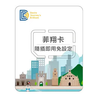 【DJB SIM】菲律賓3天網卡 吃到飽不降速