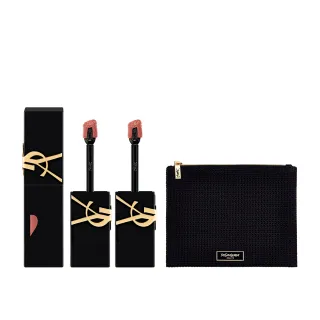 【YSL】官方直營 奢華印記鎖吻霧唇釉2入組(霧面/任選一款)