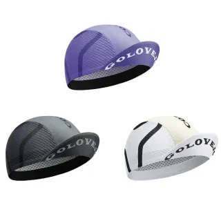 【GoPeaks】頭盔內襯 防曬騎行運動跑步帽 快乾透氣帽(瑪瑙紫、霜霧灰、雪峰白)