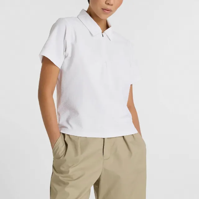 【NEW BALANCE】Polo衫 Seersucker Tournament 女款 白 短袖 上衣 泡泡紗 寬鬆 快乾(WT51404WT)