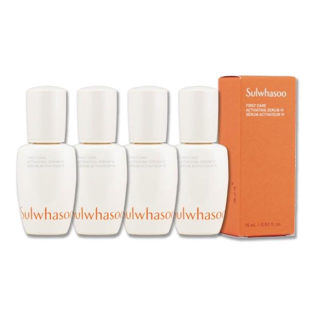 【Sulwhasoo 雪花秀】潤燥養膚精華 15ML x 4〈保存期限至2027/11）