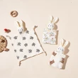 【Kori Deer 可莉鹿】彌月禮盒組-印花流蘇嬰兒萬用包巾+安撫巾(彌月禮滿月冷氣毯透氣寶寶被四季毯)