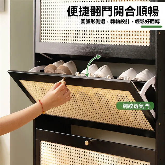 【聚優】簡易鞋架 入戶門玄關台 多層帶門 防塵入門鞋架 鞋櫃 立式一體式收納架(鞋架 玄關台)