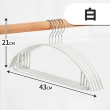 【KARY】30入質感加厚防滑無痕毛衣衣架(浸膠衣架)