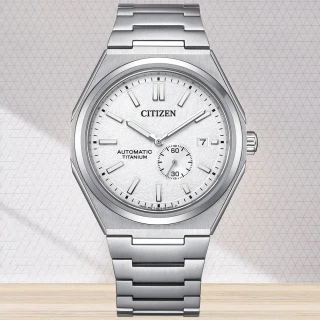 【CITIZEN 星辰】Mechanical系列 Zenshin 新鈦度 限量 機械腕錶 618 年中慶 禮物(NJ0180-80A)