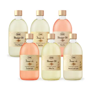 【SABON】沐浴油500ml雙入組-附壓頭(多款任/國際航空版)