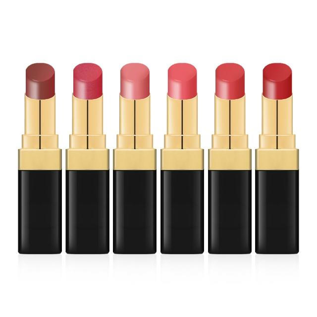 【CHANEL 香奈兒】COCO晶亮水唇膏 3g(國際航空版.#82存在/#84直接/#90日光)