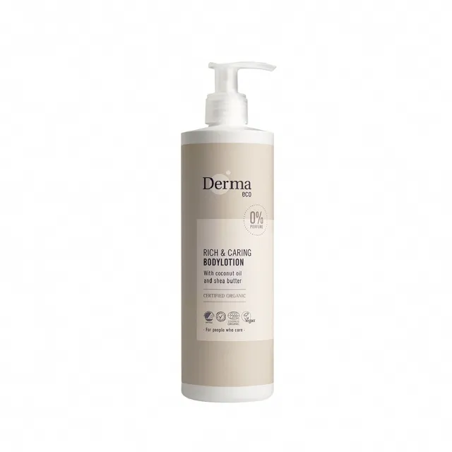 【Derma 丹麥德瑪】大地有機蘆薈撫紋保濕乳 400ml(沉靜式沐浴 感受純淨的私密呵護)