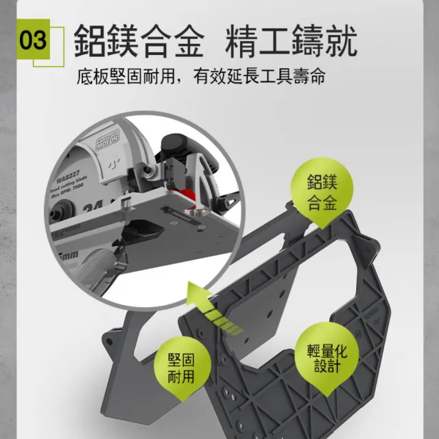 【WORX 威克士】20V 185mm 無刷鋰電圓鋸機 WU538H.9(切石機 切割機 無刷 鋰電 切割 鋰電電圓鋸)