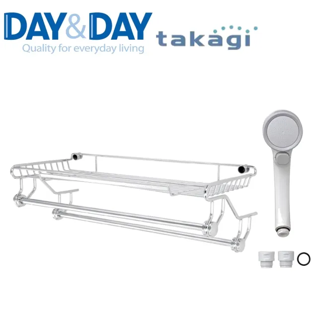 【DAY&DAY】304不鏽鋼毛巾置物架-雙桿(ST2298L-2A)