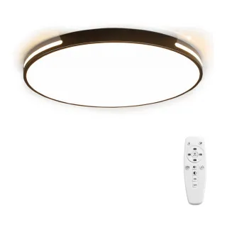 【聚美照明】吸頂燈 智能無極遙控三色變光 LED超薄簡約大氣燈飾 50cm 3600lm 節能款(吊頂燈/LED燈)