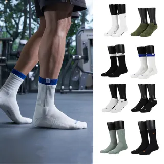 【FOOTER除臭襪】6入 mo獨家組運動排汗除臭氣墊襪(船短/高筒襪)