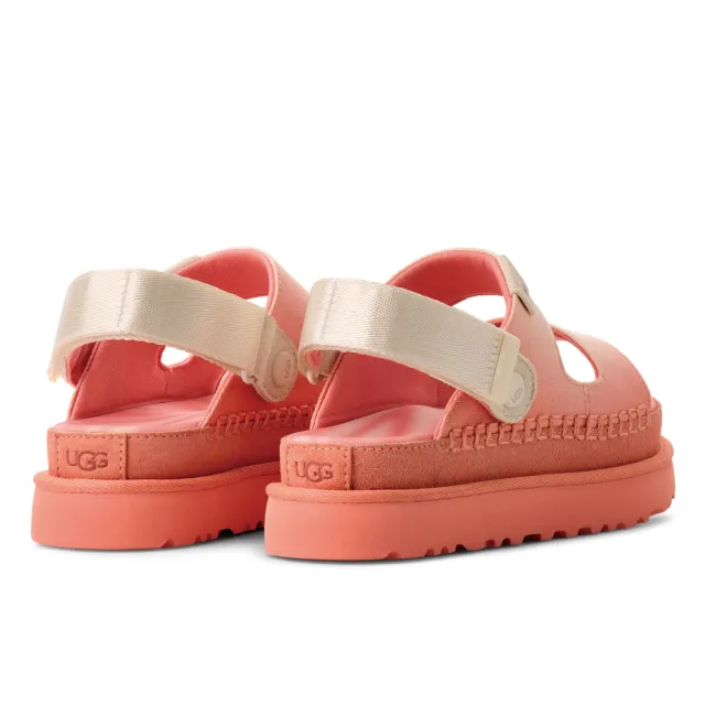 【UGG】涼鞋女鞋 真皮涼鞋 厚底 Goldenstar Glide Sunray 陽光粉 UG1167418SNPK