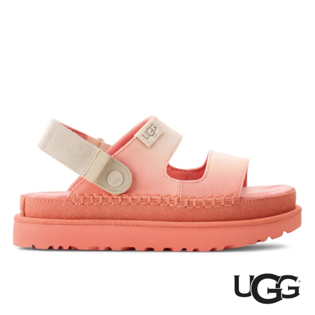 【UGG】涼鞋女鞋 真皮涼鞋 厚底 Goldenstar Glide Sunray 陽光粉 UG1167418SNPK
