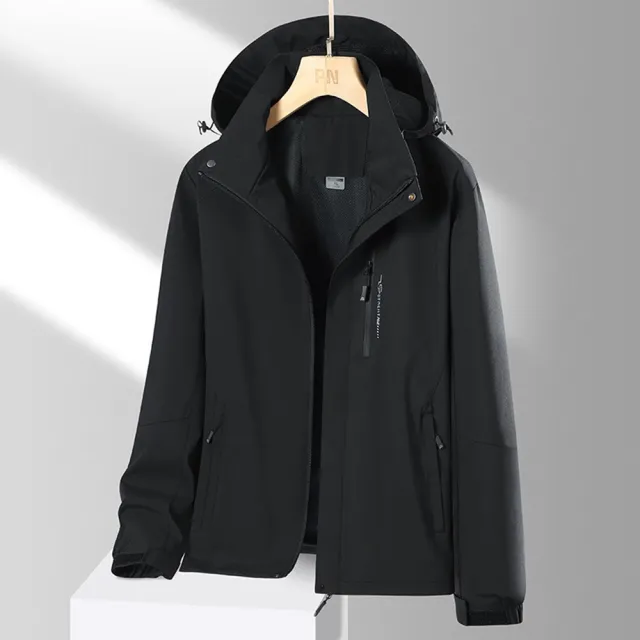【巴黎精品】現貨+預購 衝鋒衣防風夾克(防水透氣戶外連帽男女外套9色a1eo32)