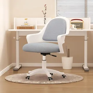 【HappyLife】輕巧辦公椅 Y12251(學習椅 電扶手椅 椅子 滑輪椅 電腦椅 書房電腦椅 商用辦公椅 滑輪工作椅)